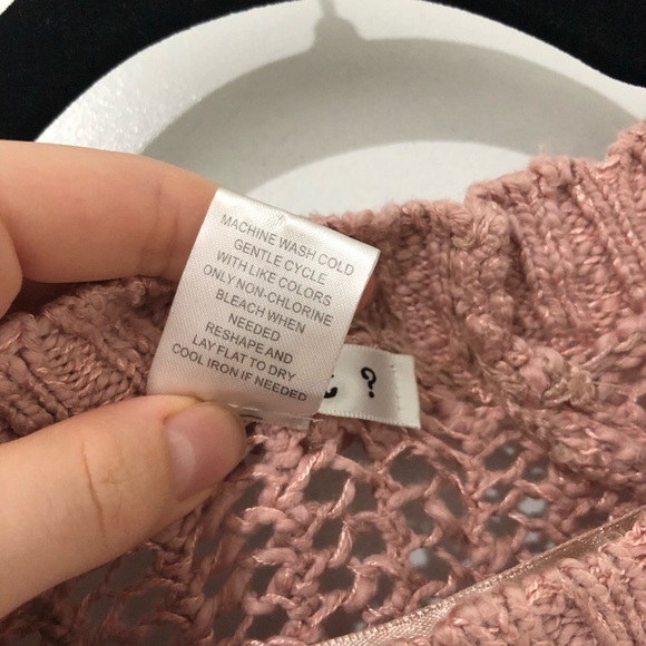 Pink Knit Cozy Sweater by Say What? S - Picture 5 of 5